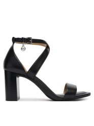 MICHAEL Michael Kors Sandały Alexa Block 40S6AXMS1L Czarny. Czarne kozaki damskie MICHAEL Michael Kors, ze skóry, bez obcasa, na słupku. Za 699.99 zł.