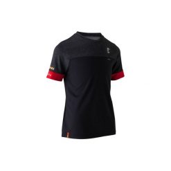 Koszulka FF100 Belgia. Czarne t-shirty damskie KIPSTA. Za 44.99 zł.