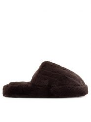 DeeZee Kapcie DE-10 Brązowy. Brązowe kapcie damskie DeeZee, bez wzorów, z materiału. Za 79.99 zł.