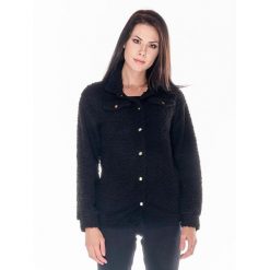 Damska koszula typu sherpa Basic Leone. Czarne bluzy sportowe damskie LEONE 1947 APPAREL, bez wzorów, z tkaniny, na fitness i siłownię. W wyprzedaży za 223.60 zł.