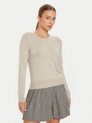 ONLY Sweter Venice 15333989 Écru Regular Fit. Swetry damskie Only, s, bez wzorów, z wiskozy, bez kołnierzyka, bez ramiączek, bez kaptura. Za 79.99 zł.