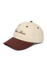 Guess Jeans Czapka z daszkiem CEO-GJ-U3-001-SS26 Beżowy. Brązowe rękawiczki męskie Guess Jeans, z aplikacjami, z bawełny. Za 79.99 zł.