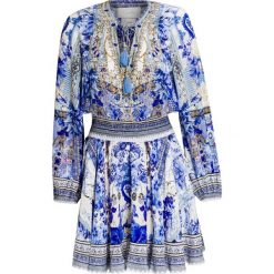 Sukienka CAMILLA. Niebieskie sukienki damskie Camilla, bez wzorów, bez kołnierzyka, bez ramiączek. Za 2,970.00 zł.