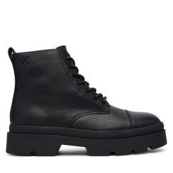 Trapery Calvin Klein. Czarne śniegowce i trapery męskie Calvin Klein, bez zapięcia. Za 799.99 zł.
