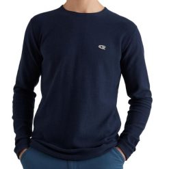 Sweter męski O'neill Jack's Fav. Niebieskie swetry przez głowę męskie O'Neill, m, bez wzorów, z bawełny, bez kołnierzyka. Za 89.00 zł.