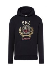 Finshley & Harding London sweter z kapturem Mężczyźni niebieski, S. Niebieskie swetry przez głowę męskie Finshley & Harding London, m, bez wzorów, bez kołnierzyka. Za 229.95 zł.