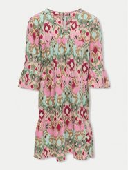 Kids ONLY Sukienka letnia Glow 15342122 Kolorowy Loose Fit. Sukienki dla dziewczynek Kids Only, na lato, bez wzorów, z wiskozy, bez ramiączek. Za 79.99 zł.