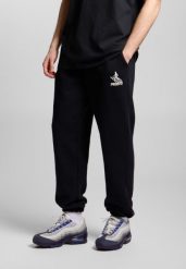 Spodnie dresowe męskie Prosto Crossing. Czarne spodnie sportowe męskie Prosto., m, z aplikacjami, z bawełny. Za 187.99 zł.