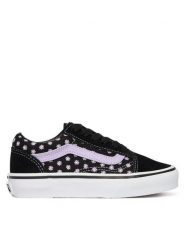 Vans Tenisówki Old Skool VN000Y1BPRP1 Czarny. Czarne buty sportowe dziewczęce Vans, bez wzorów, ze skóry, bez zapięcia, tenisowe. Za 259.99 zł.