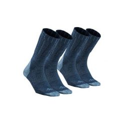 Skarpety turystyczne SH100 warm mid. Skarpety męskie marki QUECHUA. Za 29.99 zł.