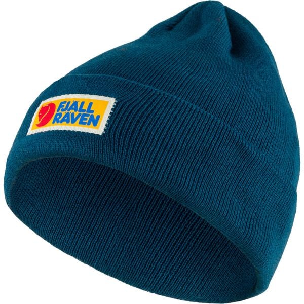 Czapka zimowa Fjallraven Vardag Classic Beanie - storm. Niebieskie czapki i kapelusze męskie Fjällräven, na zimę, bez wzorów, sportowe. Za 130.99 zł.
