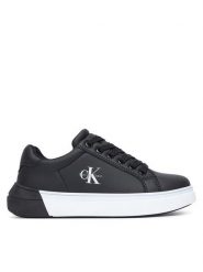 Calvin Klein Sneakersy V3X9-83468-1355 S Czarny. Czarne buty sportowe chłopięce Calvin Klein, bez wzorów, ze skóry, bez zapięcia. Za 404.99 zł.