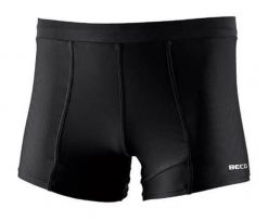 Beco bokserki kąpielowe męskie czarne. Czarne kąpielówki męskie 47 Brand, m, bez wzorów, z elastanu, krótkie, na fitness i siłownię. Za 220.99 zł.