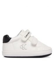 Calvin Klein Sneakersy V0B9-83273-1582X002 Biały. Białe buty sportowe chłopięce Calvin Klein, bez wzorów, ze skóry, bez zapięcia. Za 239.99 zł.