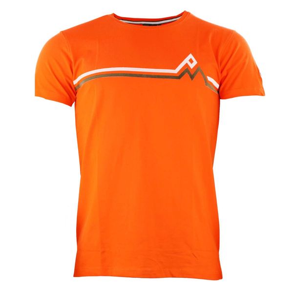 T-shirt Peak Mountain Casa. Białe t-shirty męskie Peak Mountain, xl, bez wzorów, z bawełny, klasyczne, bez kołnierzyka. Za 91.00 zł.