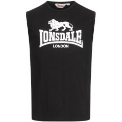 Tank top Lonsdale Regular Fit Clopton. Białe t-shirty męskie Lonsdale, xl, bez wzorów, z dresówki, eleganckie, bez kołnierzyka. Za 120.50 zł.