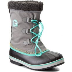 Śniegowce SOREL - Yoot Pac Nylon NY1879 Quarry/Dolphin 052. Buty zimowe dziewczęce marki Sorel. W wyprzedaży za 229.00 zł.