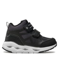 Sneakersy Leaf. Czarne trampki i tenisówki chłopięce Leaf, bez wzorów, bez zapięcia. Za 199.99 zł.
