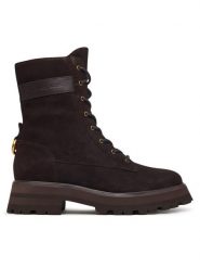 MICHAEL Michael Kors Trzewiki Caleb Lug 40F6CBFE5S Brązowy. Brązowe botki damskie MICHAEL Michael Kors, ze skóry, bez obcasa, na płaskiej podeszwie, bez zapięcia. Za 1,169.00 zł.