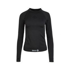 Koszulka termiczna damska SIOUX W Thermal-Dry, oddychająca i bez szwów bocznych. Czarne koszulki sportowe damskie IZAS, l, bez wzorów, z materiału, bez kołnierzyka, bez ramiączek, do biegania. Za 204.30 zł.