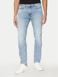 HUGO Jeansy Zane 50529117 Niebieski Extra Slim Fit. Niebieskie jeansy męskie Hugo. Za 319.99 zł.