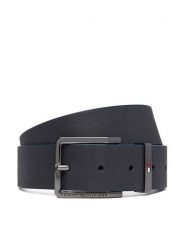 Tommy Hilfiger Pasek Oliver Saffiano 3.5 AM0AM14573 Granatowy. Niebieskie paski damskie Tommy Hilfiger, bez wzorów, ze skóry. Za 229.99 zł.