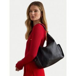 Torebka LAUREN RALPH LAUREN. Czarne torebki do ręki damskie Lauren Ralph Lauren, bez wzorów, klasyczne, bez dodatków. Za 1,692.99 zł.