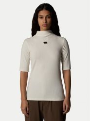 The North Face Bluzka NF0A89C3 Beżowy Slim Fit. Brązowe bluzki damskie The North Face, s, bez wzorów, z syntetyku, bez kołnierzyka, bez ramiączek. Za 129.99 zł.