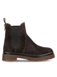 Gant Sztyblety 31553157 Brązowy. Brązowe botki damskie GANT, ze skóry, bez obcasa, na płaskiej podeszwie, bez zapięcia. Za 579.99 zł.
