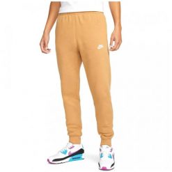 Spodnie Nike NSW Club, Mężczyźni. Brązowe buty sportowe męskie Nike, m, bez wzorów, z bawełny, na fitness i siłownię. Za 290.00 zł.