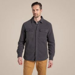 Koszula Craghoppers Craggy. Brązowe koszule męskie Craghoppers, bez wzorów, z polaru, sportowe, bez kaptura. Za 295.50 zł.