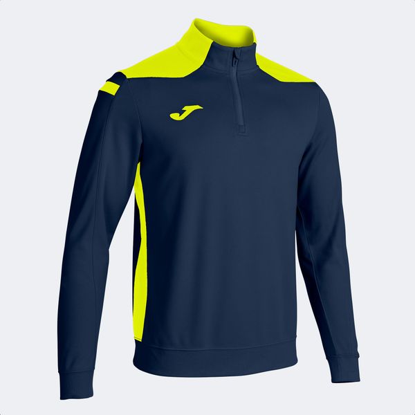 Bluza do piłki nożnej męska Joma Championship VI. Niebieskie bluzy męskie Joma, m, bez wzorów, z materiału, bez kaptura. Za 151.99 zł.