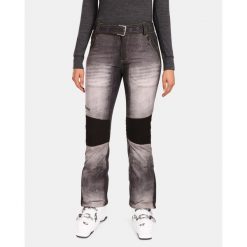 Damskie spodnie narciarskie softshell Kilpi JEANSO-W. Czarne spodnie materiałowe damskie Kilpi, s, bez wzorów, z softshellu. Za 422.05 zł.