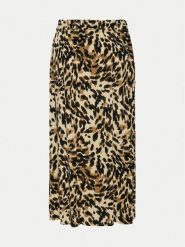 YAS Spódnica midi Savanna 26028279 Brązowy Regular Fit. Brązowe spódnice damskie YAS, xl, bez wzorów, z wiskozy, midi. Za 199.99 zł.