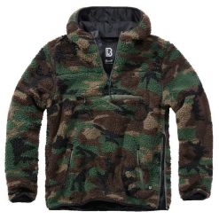 Polar Brandit Teddy Worker. Brązowe swetry damskie Brandit, na zimę, bez wzorów, z polaru, bez kołnierzyka, bez ramiączek, bez kaptura. Za 353.00 zł.