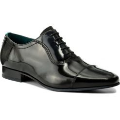 Półbuty TED BAKER - Karneyh 9-17074 Lhs Am Multi. Czarne eleganckie półbuty Ted Baker, z materiału. W wyprzedaży za 459.00 zł.
