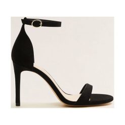 Mango - Sandały Salva1. Szare sandały damskie Mango, z materiału. Za 139.90 zł.