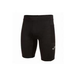 Legginsy Joma Elite X czarne do biegania. Czarne legginsy sportowe męskie Joma, xs, bez wzorów, z materiału, do biegania. Za 287.50 zł.