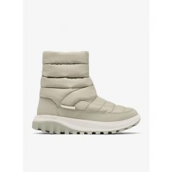 Buty zimowe damskie Columbia Snowtrot Mid. Zielone obuwie sportowe damskie Columbia, bez wzorów, trekkingowe. Za 328.99 zł.