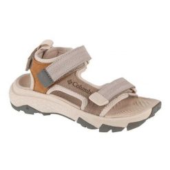 Damskie Skórzane Sandały Peakfreak Rush. Brązowe sandały damskie Columbia, bez wzorów, z materiału, bez obcasa, bez zapięcia. Za 457.99 zł.