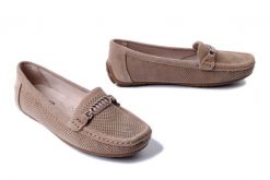 ARTIKER RELAKS 56C1073 jasnobrązowy, mokasyny damskie. Brązowe baleriny damskie Artiker Relaks, bez wzorów, ze skóry, bez obcasa. Za 149.90 zł.