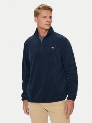 Tommy Jeans Polar Flag DM0DM20508 Granatowy Regular Fit. Niebieskie bluzy męskie Tommy Jeans, m, bez wzorów, z jeansu, bez kaptura. Za 249.99 zł.