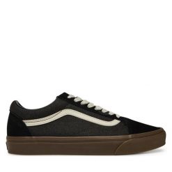 Tenisówki Vans. Czarne trampki męskie Vans, bez wzorów, bez zapięcia. Za 259.99 zł.