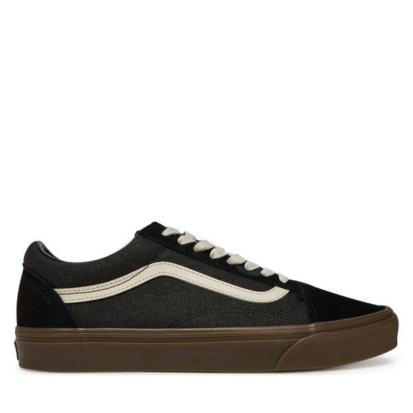 Tenisówki Vans. Czarne trampki męskie Vans, bez wzorów, bez zapięcia. Za 259.99 zł.