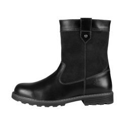 Wygodne botki HORKA Stratford. Czarne botki damskie Horka, na zimę, z gumy, bez obcasa, bez zapięcia. Za 390.00 zł.