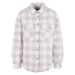 Damska koszula flanelowa Urban Classics Padded. Białe koszule damskie Urban Classics, bez wzorów, bez kołnierzyka, bez ramiączek. Za 253.95 zł.