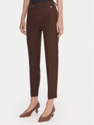 Maryley Spodnie materiałowe 25IB52Z/M17/43CO Brązowy Regular Fit. Brązowe spodnie materiałowe damskie Maryley, m, bez wzorów, z materiału. Za 259.99 zł.