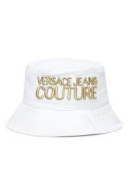 Versace Jeans Couture Kapelusz 78VAZK04 Biały. Białe czapki i kapelusze damskie Versace Jeans Couture, bez wzorów, z bawełny. Za 319.99 zł.