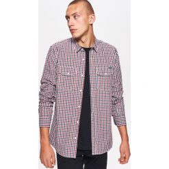 Koszula w drobną kratkę BASIC - Czerwony. Czerwone koszule męskie Cropp, w kratkę. Za 69.99 zł.
