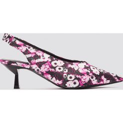 NA-KD Shoes Czółenka na niskim obcasie Plunge - Pink,Multicolor. Czółenka damskie marki bonprix. W wyprzedaży za 48.58 zł.